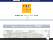 Tablet Screenshot of buildingbiology.com